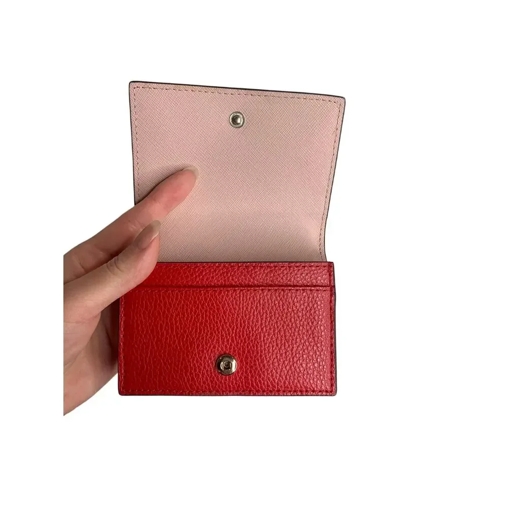 Kate Spade Card Holder Red Wallet